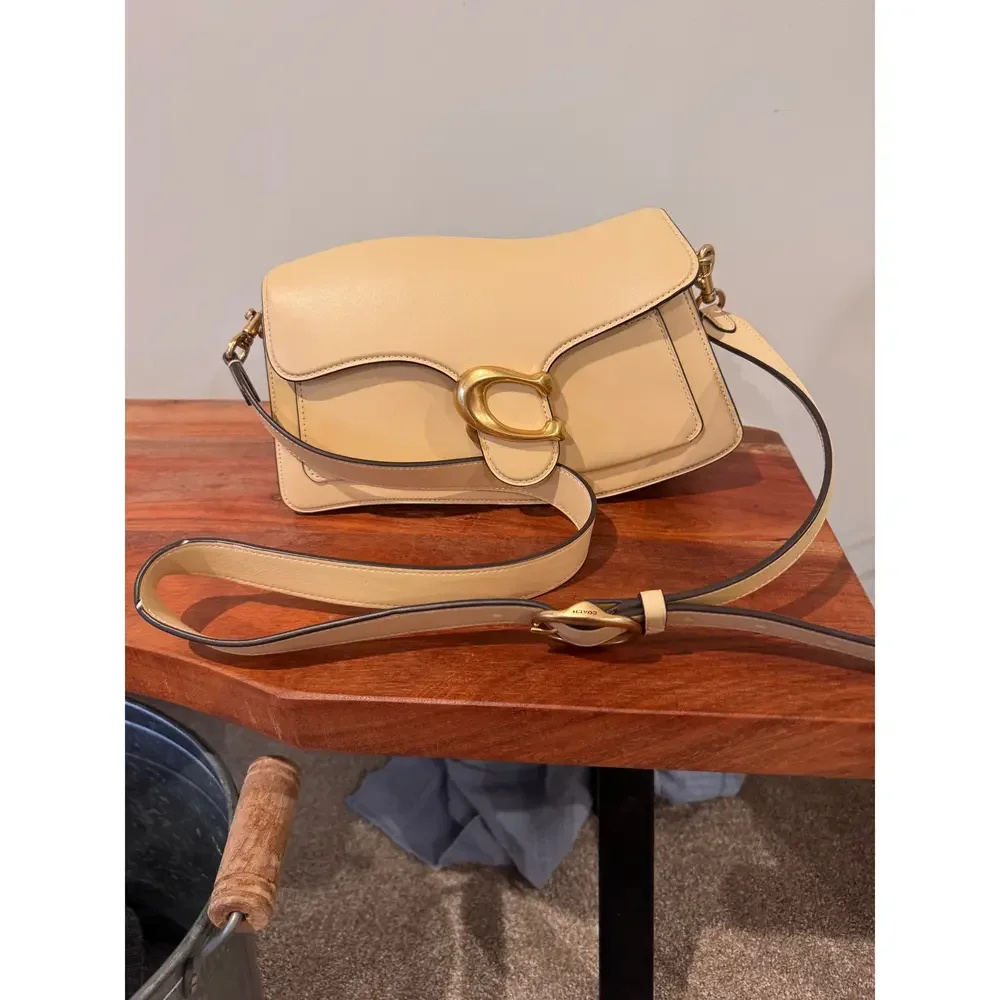 Coach TWISTED TABBY SHOULDER BAG in Light Yellow - Picture 4 of 8